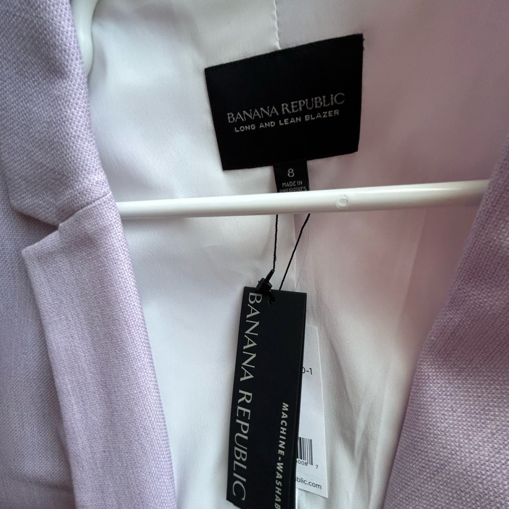 Banana Republic Lavender Blazer - Picture 2 of 8